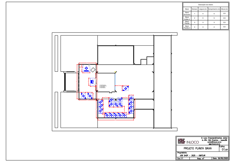 Planta Baixa: Job Shop
